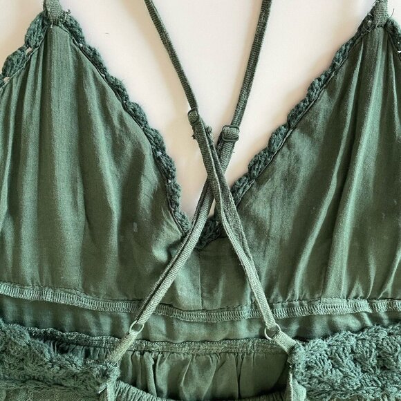 Aerie Dark Green Mini Dress - Picture 12 of 14